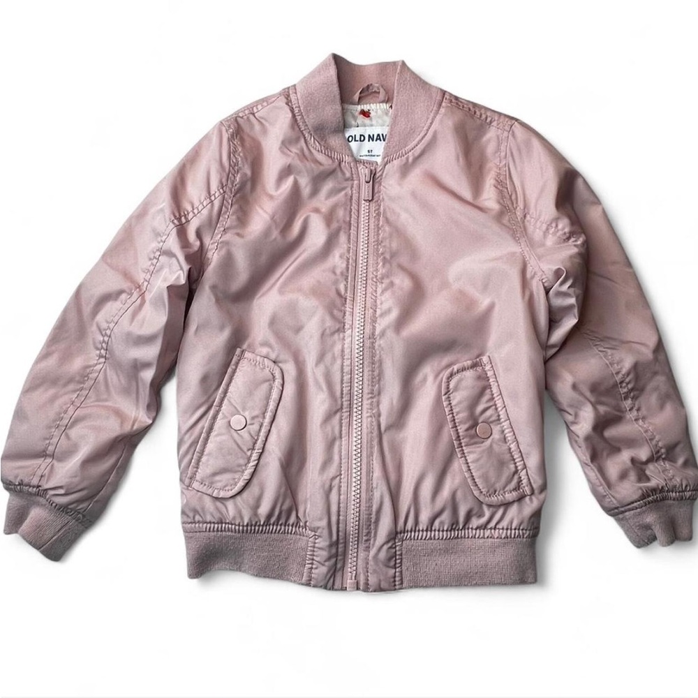 Old Navy Kids Light Pink Bomber Jacket